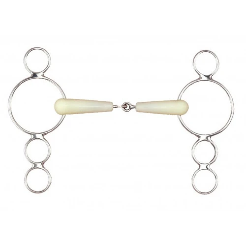 Happy Mouth Single Jointed Pessoa 3-Ring Gag