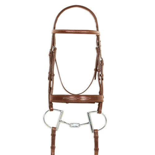 Pessoa PRO Fancy Stitched Wide Bridle - Image 5