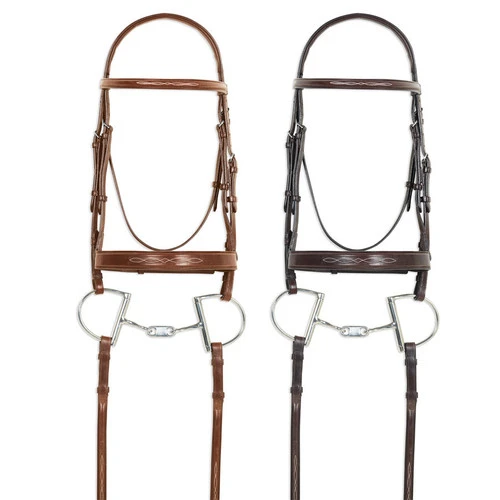 Pessoa PRO Fancy Stitched Wide Bridle - Image 3