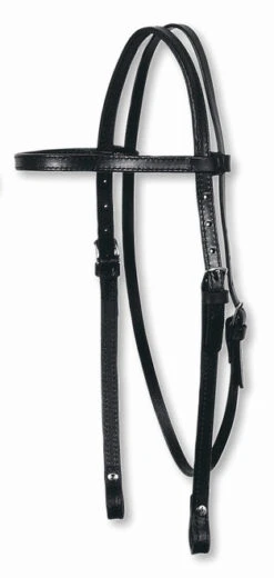 Circle Y Stitched Basic Brow Headstall