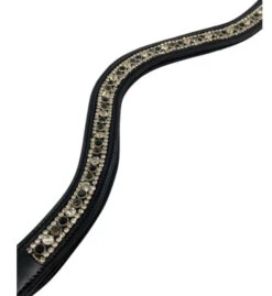 Black Oak Cameo Curved Browband