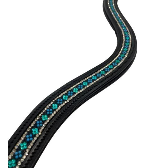 Black Oak Emerald City Curved Browband - Image 3