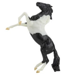 Breyer Black Pinto Rearing Mustang