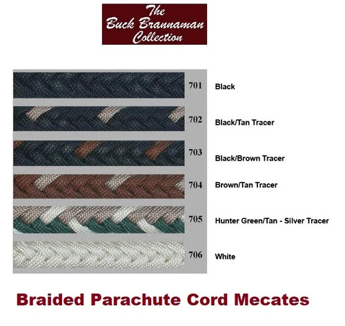 Double Diamond Buck Brannaman Parachute Cord Mecate 1/2" X 22 FT - Image 2