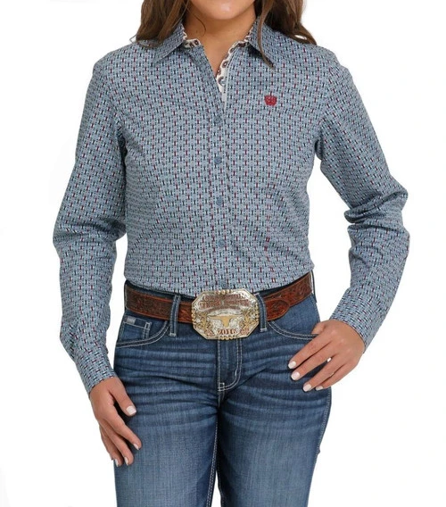 Cinch Southwest Print Performance Shirt - Image 2