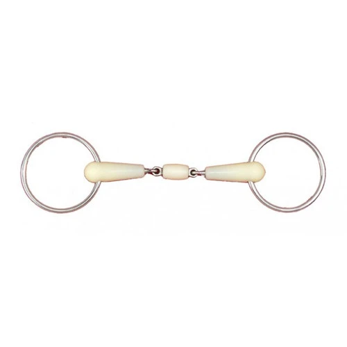 Pony Happy Mouth Double Jointed Roller Loose Ring