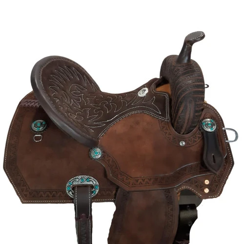 Alamo Saddlery Geo Aztec Barrel Saddle - Image 3