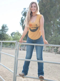 SaltWater Riders Hang Ten Sleeveless Top