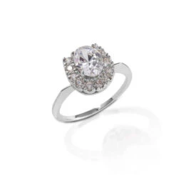 Kelly Herd Horseshoe Solitaire Ring
