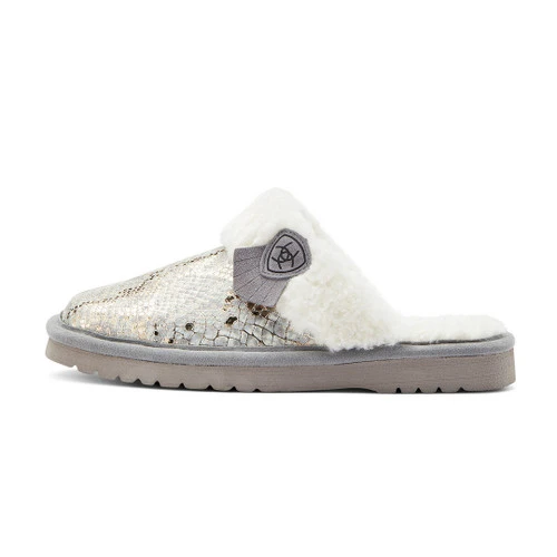Ariat Jackie Square Toe Slipper Metallic Snake - Image 3