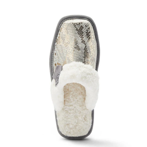 Ariat Jackie Square Toe Slipper Metallic Snake