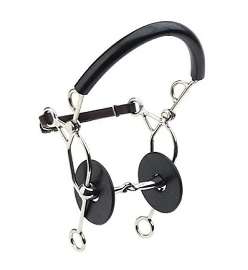 Jointed Hollow Mouth Hackamore Combo