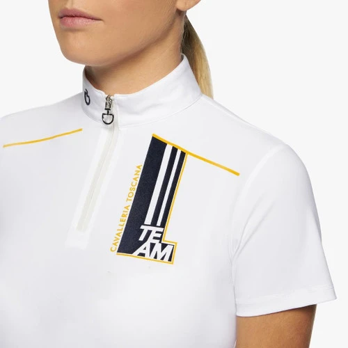 Kids Cavalleria Toscana Team Daytona Polo Short Sleeve - Image 3