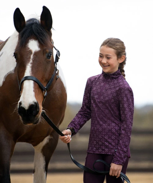 Kids Kerrits Up Tempo Fleece Tech Top