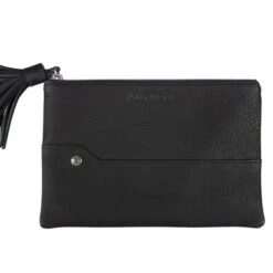 Antarès London Leather Clutch Bag