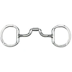 Myler Low Port Barrel Eggbutt With Hooks Narrow - MB 43LP - Level 2-3