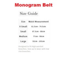 LeMieux Monogram Belt