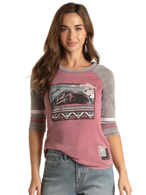 Panhandle Mountains Baseball Tee - Image 2