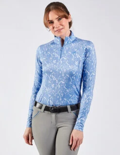 Piper 1/4 Zip Sun Shirt Long Sleeve Prints