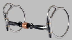 Reinsman 3 Piece Copper Roller Snaffle Dee