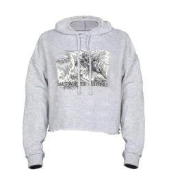 SaltWater Riders Riptide Cropped Hoodie