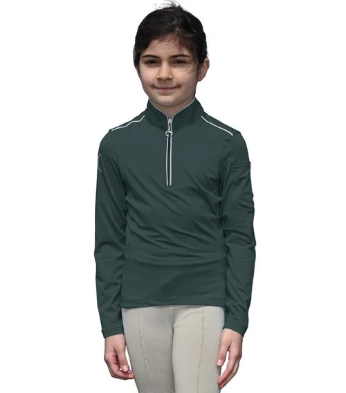 Girls Chestnut Bay SkyCool Shirt Long Sleeve