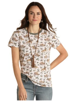 Panhandle Wagon Print Tee