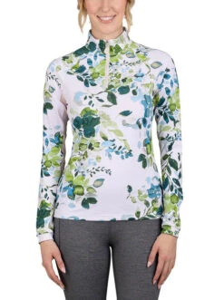 Kastel Denmark Watercolor Floral Shirt Long Sleeve